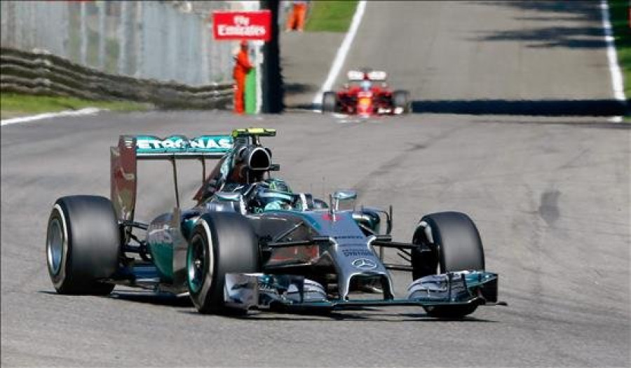 Rosberg: "Salir segundo es un buen puesto para intentar ganar aquí en Monza"
