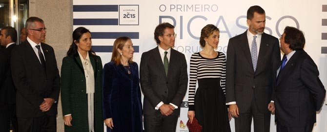 Los reyes inauguran la exposición de Picasso junto a más de 250 invitados