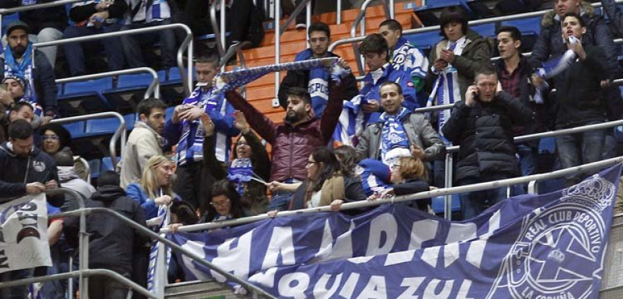 Casi 300 deportivistas animarán en el Bernabéu