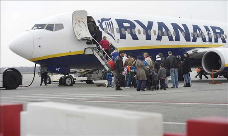 El comité de huelga denuncia vuelos de Ryanair con equipajes sin etiquetar