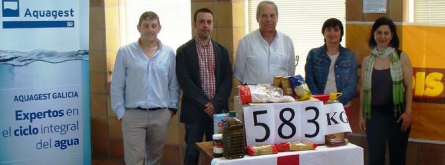 El Banco de Alimentos de Betanzos incrementa sus fondos con 583 kilos de “solidaridad”