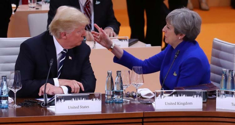 Trump anticipa un acuerdo comercial con el Reino Unido “grande y fascinante” tras el Brexit