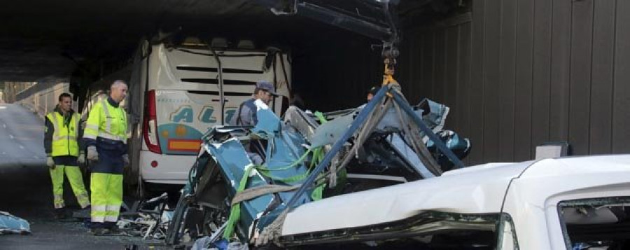 Seis jóvenes españoles  heridos de gravedad en un accidente de autobús en Francia