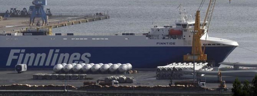 Las exportaciones desde el puerto de Ferrol suben tras un trimestre de caídas