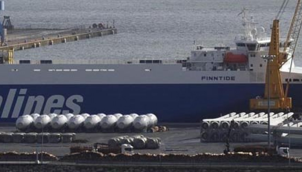 Las exportaciones desde el puerto de Ferrol suben tras un trimestre de caídas