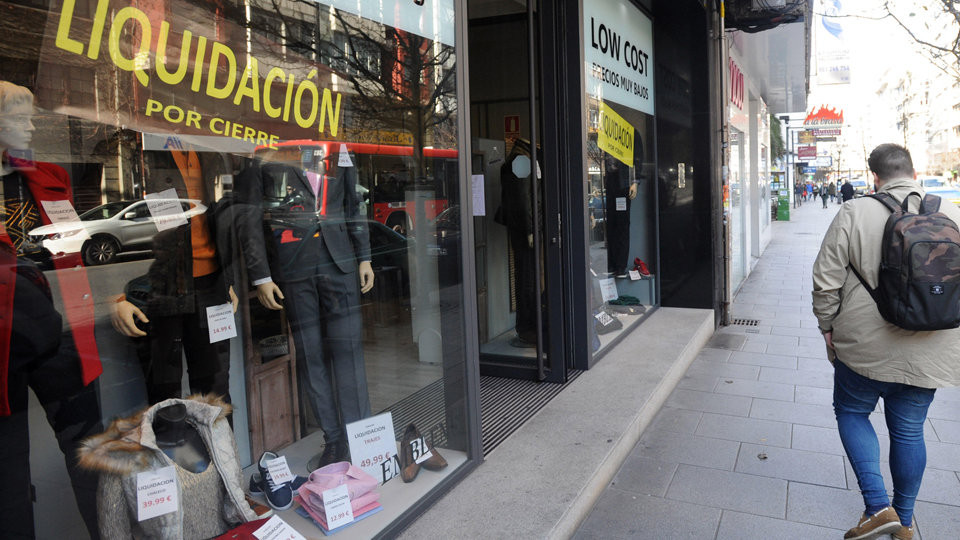 A Coruña sufre dos grandes oleadas de cierres comerciales cada ejercicio
