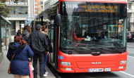 Los viajes en autobús urbano aumentaron un 5,8% desde que  se implantaron  las nuevas tarifas
