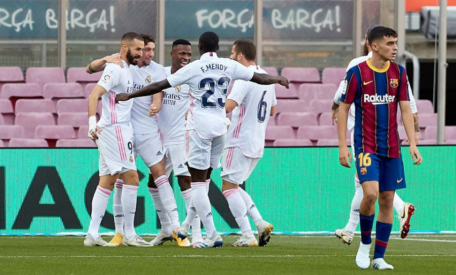 El Real Madrid resurge en el clásico más atípico