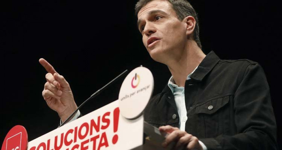 Sánchez augura una remontada e Iceta ofrece experiencia ante el “experimento” de Ciudadanos