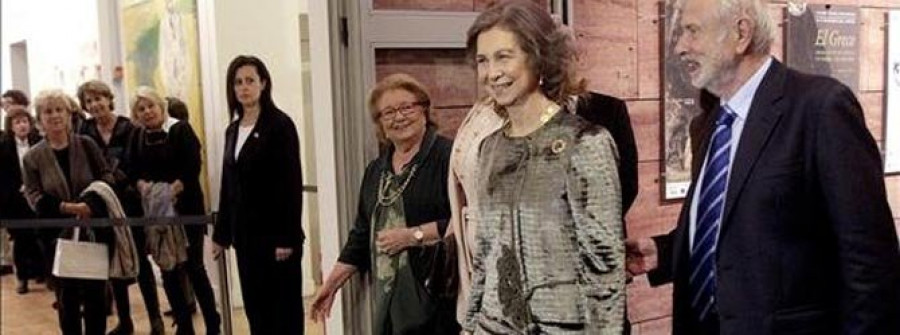 Doña Sofía inaugura en Atenas una exposición sobre el Greco