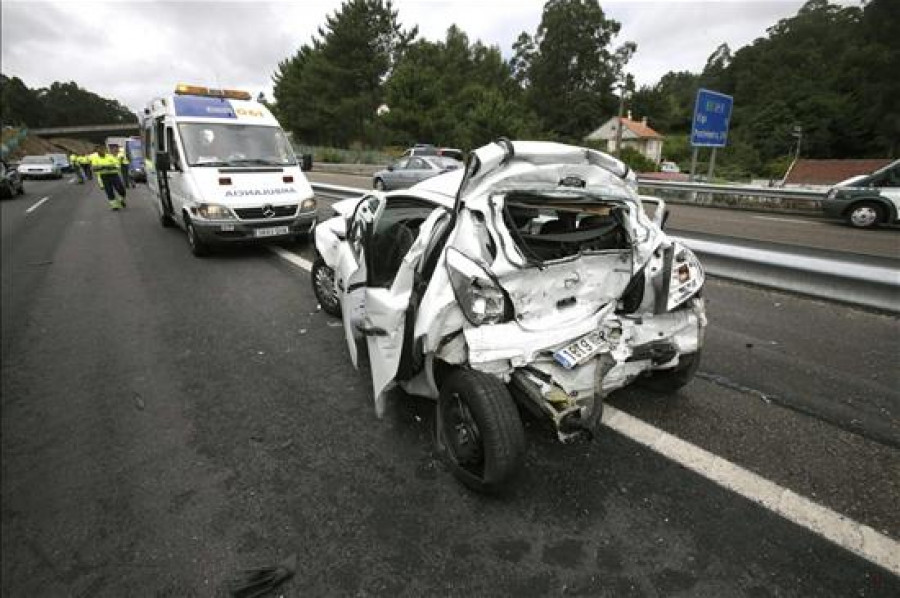 A Coruña registró 46 accidentes mortales en 2013, seis más que un año antes