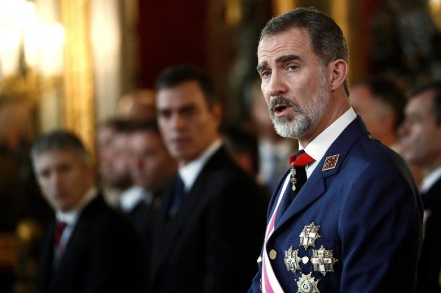 El Rey destaca el compromiso de las Fuerzas Armadas con España y la Constitución