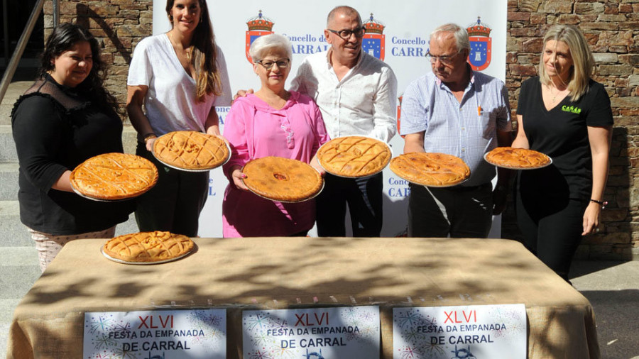 Los panaderos carraleses esperan vender más de 12.000 raciones 
en la XLVI Festa da Empanada