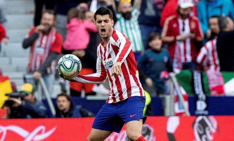 Morata: “Por desgracia tuve que jugar aquí con otras camisetas”