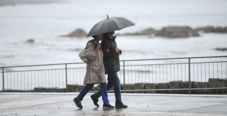 La borrasca atlántica seguirá sobre Galicia, con chubascos frecuentes