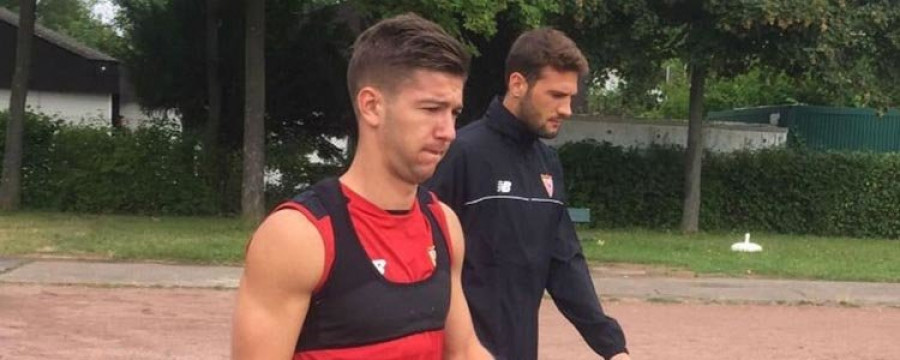 El ariete Vietto ya se entrena con el Sevilla en Alemania