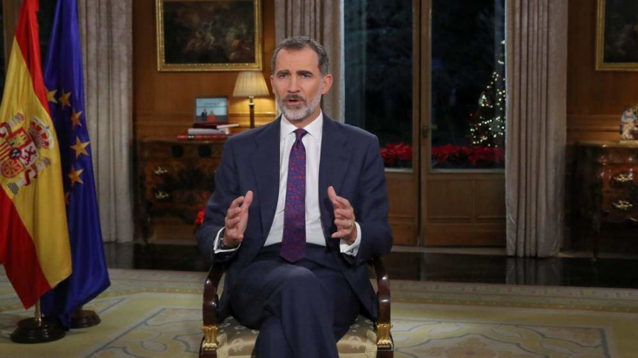 Los partidos, salvo nacionalistas, aplauden que el rey llame a la convivencia