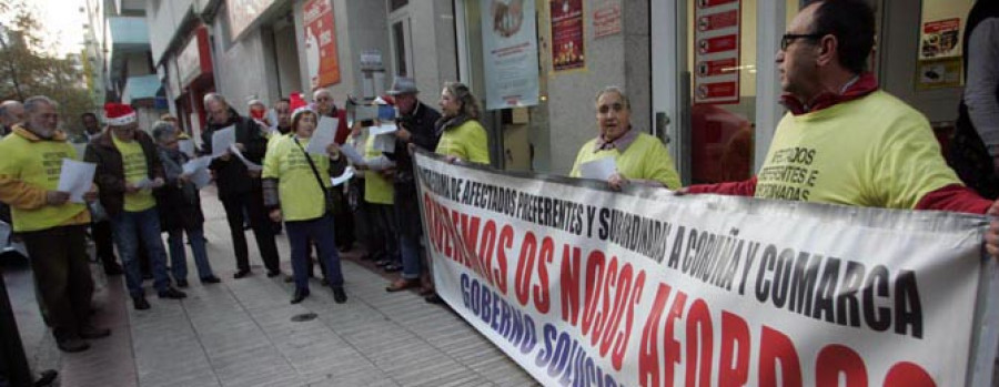 Preferentistas de A Coruña inician el año con una sonora pitada en NCG Banco