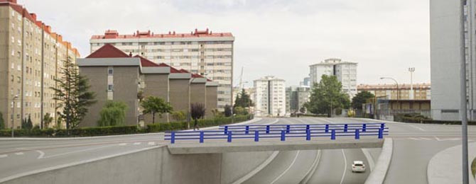 El paso elevado de Elviña y O Birloque tendrá carril bici y estará listo en 2015