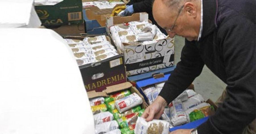 El Banco Rías Altas reparte un 76% más de alimentos que en 2010, cuando se creó