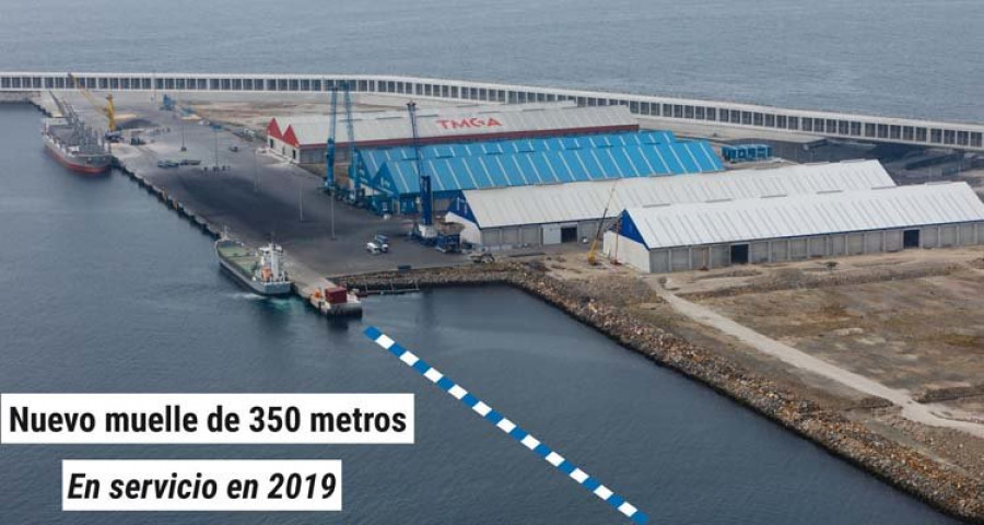 El Puerto licita por 24 millones la obra de ampliación del muelle de punta Langosteira