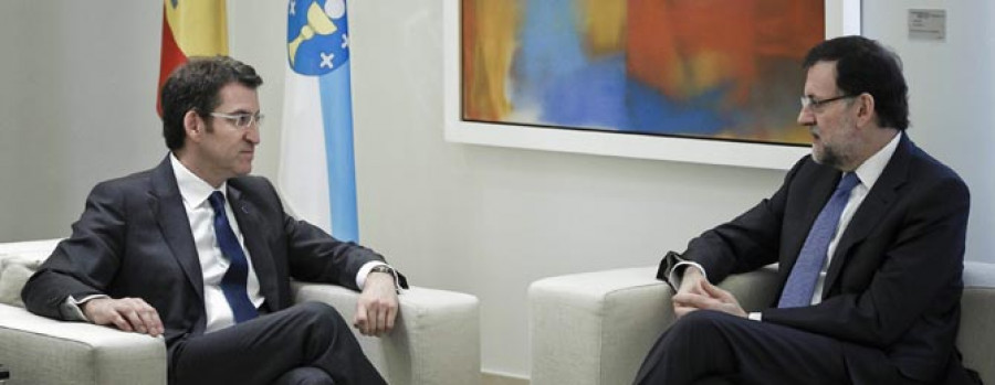 Rajoy se compromete ante Feijóo a que el AVE llegue a Galicia en 2018