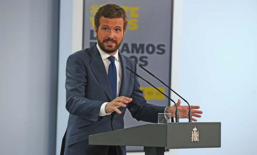 Casado se desmarca del supuesto espionaje de la cúpula del PP a Bárcenas pero el Congreso tantea investigar al partido