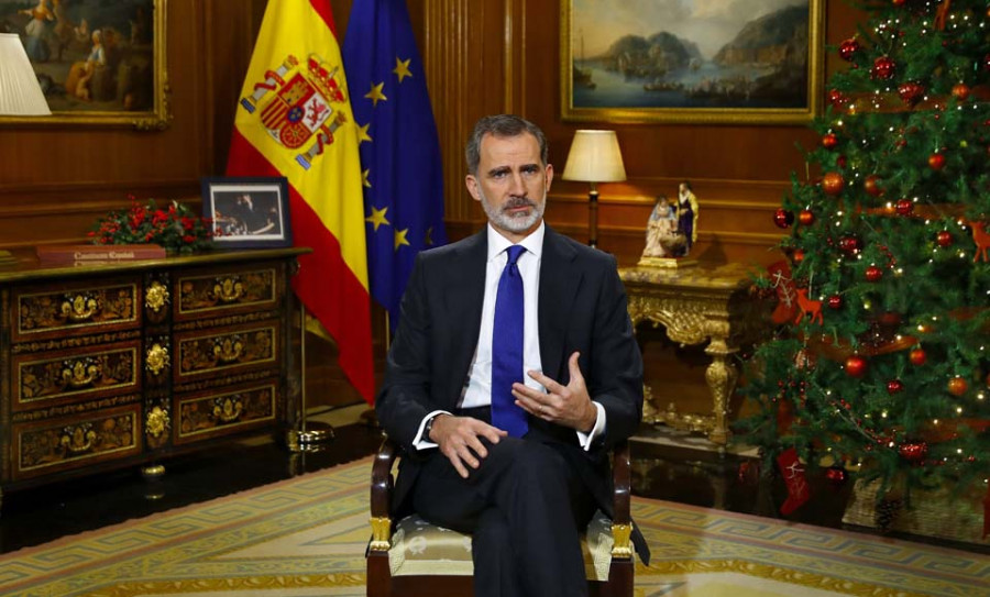 PSOE y PP respaldan el discurso del Rey y los socios del Gobierno lo censuran
