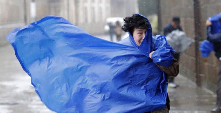 Las lluvias y el frío vuelven por Galicia y se pasearán hasta el lunes por toda la Península