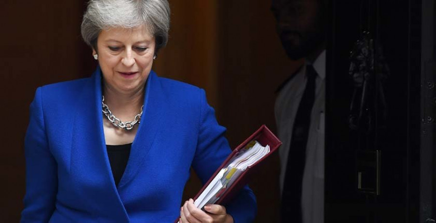 May: "La posición del Reino Unido sobre Gibraltar no ha cambiado y no cambiará"