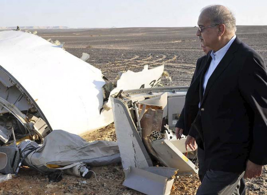 El equipo de investigación egipcio dice que "al 90%" el siniestro del avión ruso fue causado por una bomba