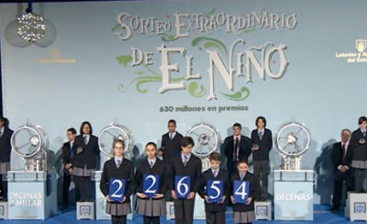 Así fue el directo del sorteo de la Lotería del Niño