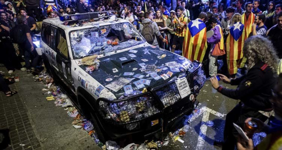 La Fiscalía califica los disturbios de Barcelona como delitos de sedición