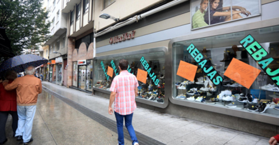 La actividad comercial en la calle Barcelona oscila entre el 50 y el 60%