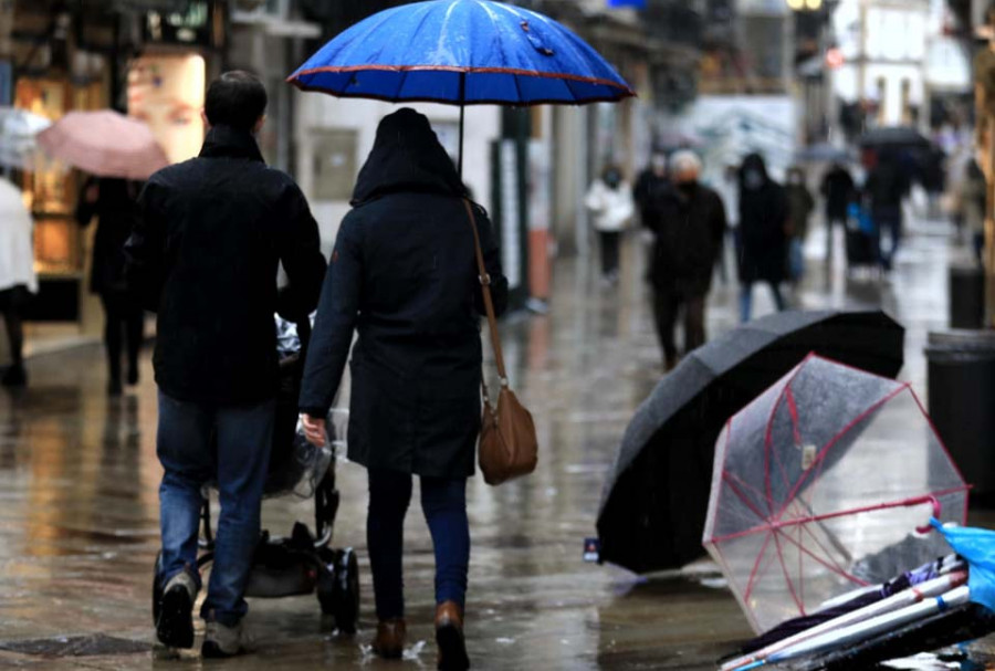 El temporal deja fuertes lluvias y un reguero de incidentes
