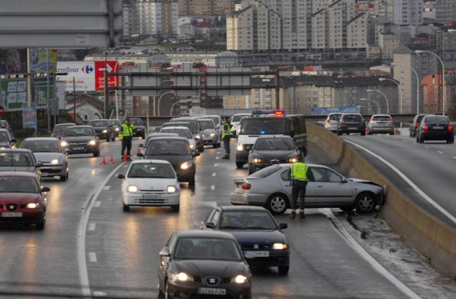 El 21 % de los accidentes en A Coruña son urbanos, más que la media gallega
