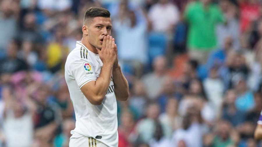 Luka Jovic confía en conseguir  más minutos con el tiempo