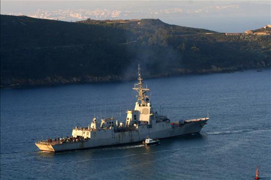 Navantia prueba en la costa de Ferrol la quinta fragata F-105 para la Armada