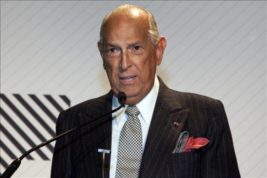 Oscar de la Renta dejó solo 23,8 millones de euros a su hijo adoptivo