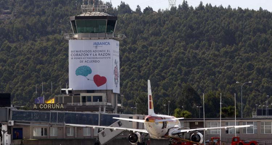 Alvedro vuelve a 
ser en el mes de julio el tercer aeropuerto de Galicia por el número de pasajeros