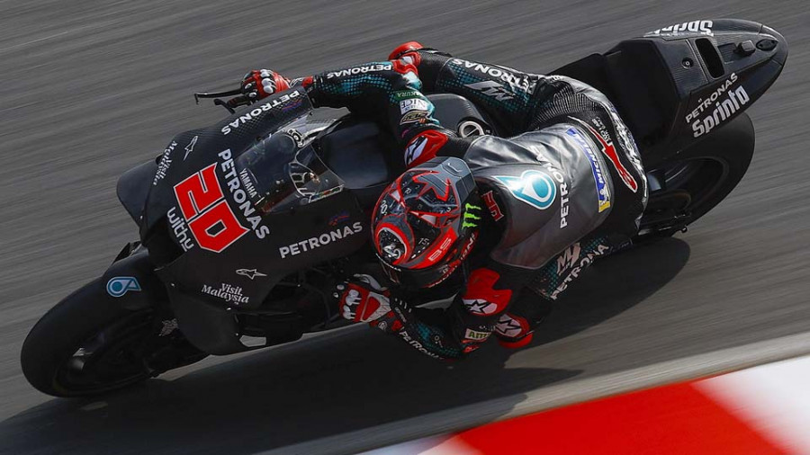 Quartararo vuelve a marcar el mejor tiempo en Sepang