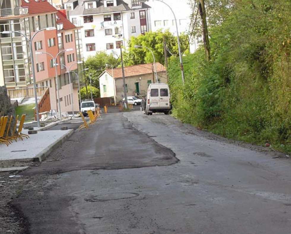 BETANZOS - O Rollo se prepara para su conexión con la avenida  de García Naveira