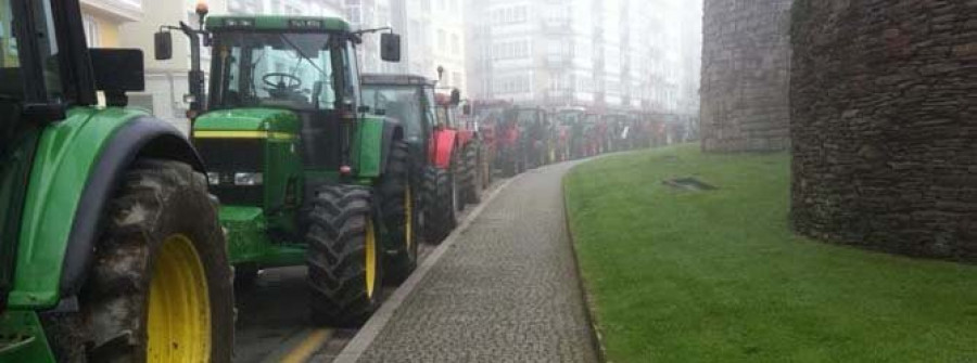 Los empresarios de Lugo creen que la tractorada de los ganaderos ya es “insostenible” para la ciudad