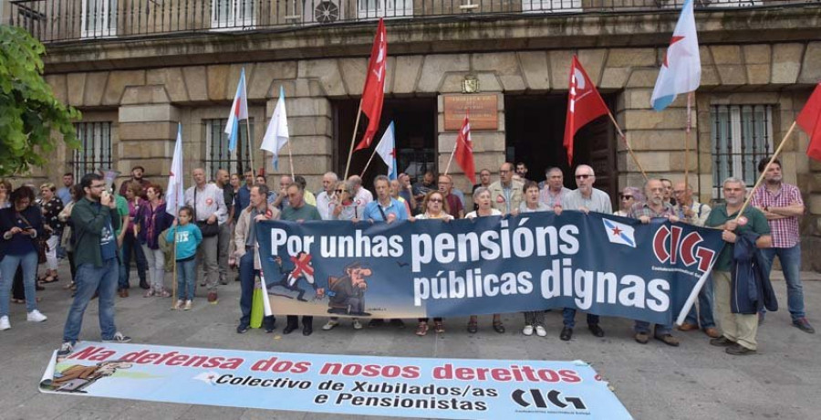 Los jubilados piden unas pensiones dignas