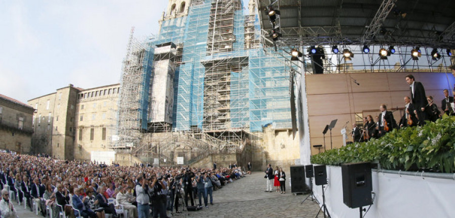 Dudamel dirige a la Sinfónica de Galicia ante cuatro mil melómanos en Santiago