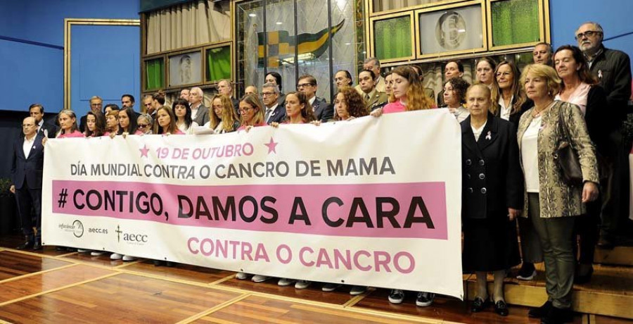 La sociedad coruñesa pide en el Día contra el Cáncer de Mama que se centralice la atención oncológica