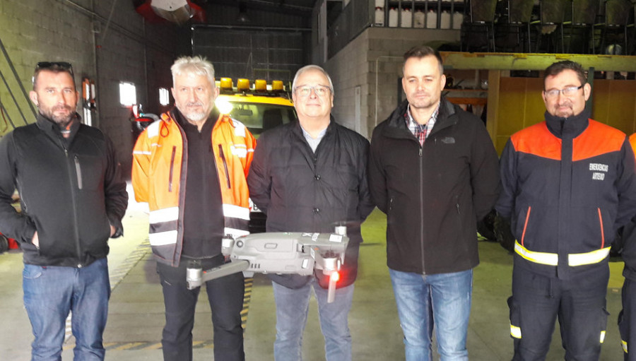 Protección Civil de Arteixo dispone de un dron para actuar en situaciones de emergencia