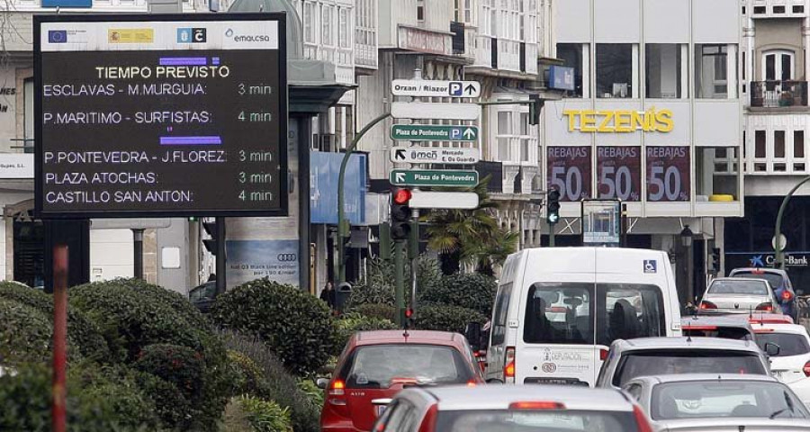 Los paneles de tráfico informarán minuto a minuto de cuáles son las rutas más rápidas dentro de la ciudad