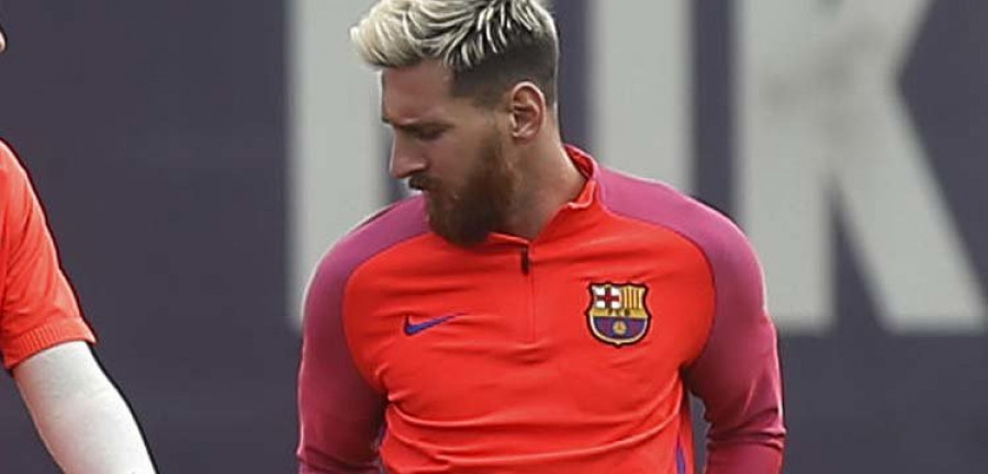 Messi y Umtiti, en plena fase de recuperación, se unieron al grupo