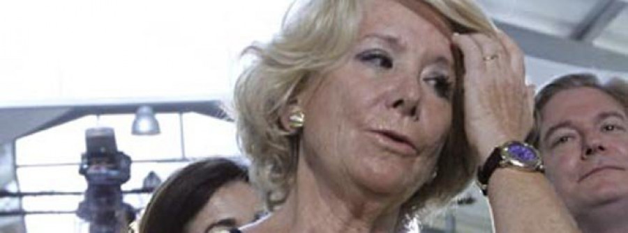 Esperanza Aguirre culpa del escándalo de las tarjetas opacas a los directivos de Caja Madrid